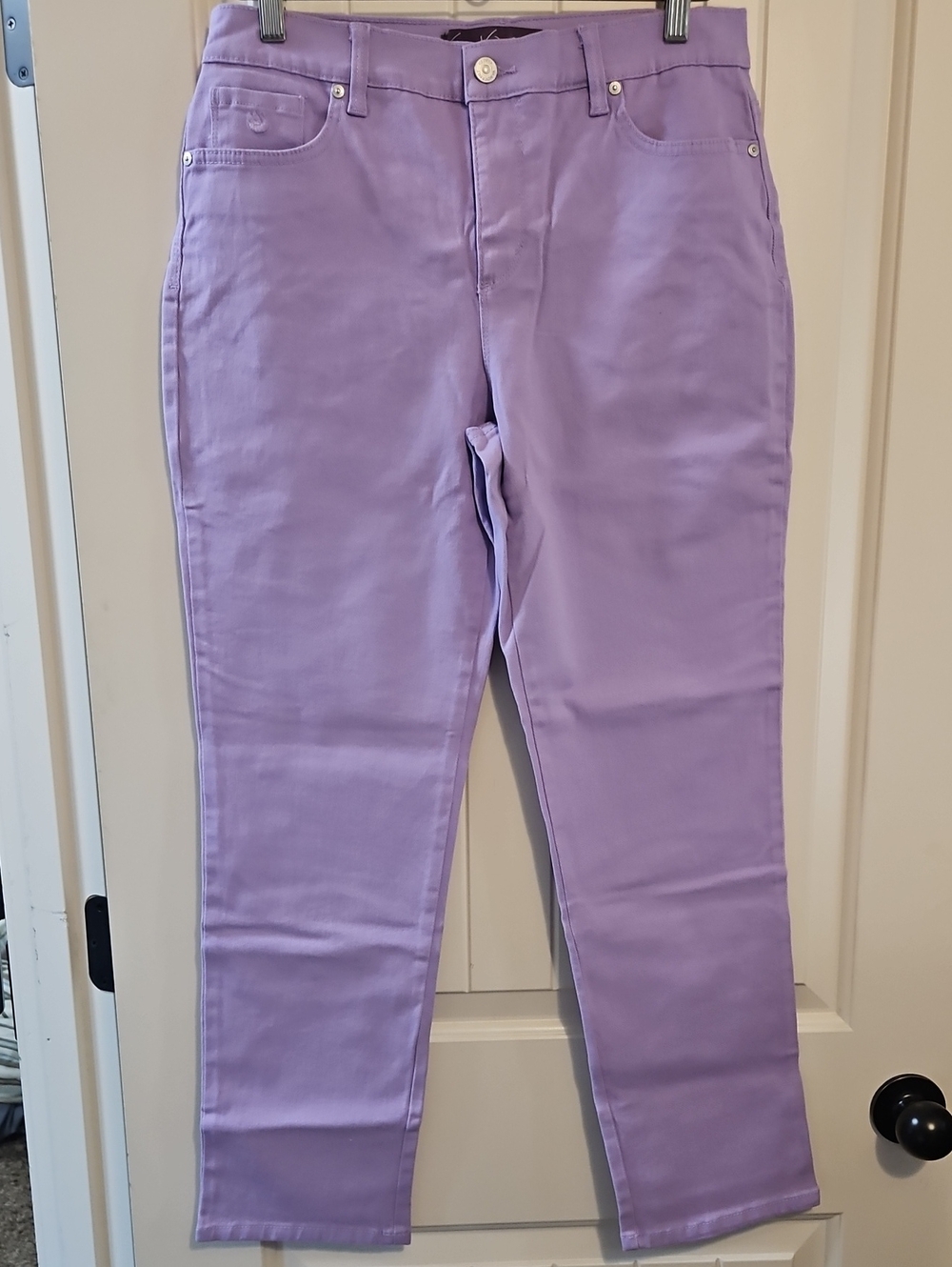 Gloria Vanderbilt Lilac Straight Leg Jeans